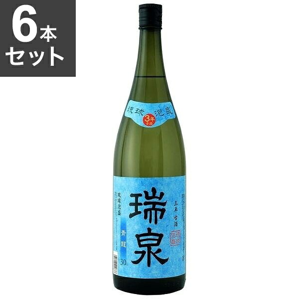 【6本セット】 瑞泉酒造 単式30&deg; 瑞泉 泡盛 古酒 「青龍」 1.8L x6 焼酎 乙類 本格 泡盛(代引不可)【送料無料】｜リコメン堂キッチン館