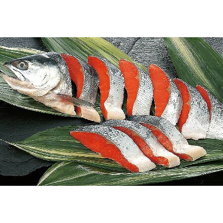 【冷凍】北田 塩紅鮭 半身切身 1kg 産地直送 産直 食品 食べ物 お取り寄せ グルメ ご当地グルメ さけ 鮭 塩鮭(代引不可)【送料無料】