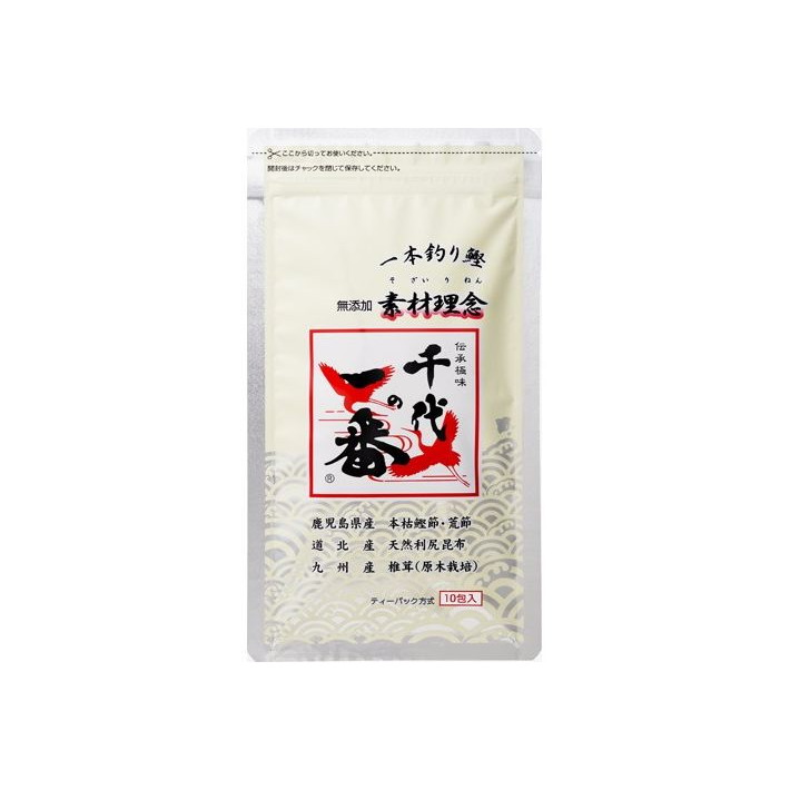 【単品10個セット】 千代の一番 和風だし 無添加・素材理念 7gx10袋(代引不可)【送料無料】