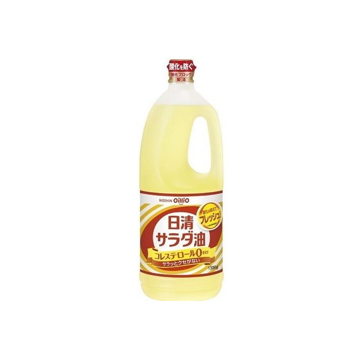 【単品10個セット】 日清オイリオ サラダ油 ポリ 1300g(代引不可)【送料無料】｜リコメン堂キッチン館
