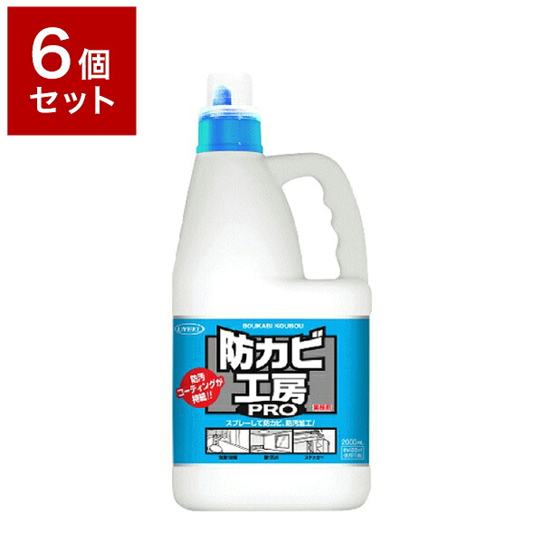 【6個セット】 UYEKI ウエキ 防カビ工房PRO 業務用 2L 掃除グッズ 掃除用品 掃除 風呂 お風呂掃除 お風呂掃除用品【送料無料】|リコメン堂キッチン館