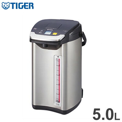 タイガー 電気ポット 5L ブラック PIE-A501K 蒸気レスVE電気まほうびん ポット 保温 節電 電動ポット とく子さん 大容量 安心安全構造 タイガー魔法瓶 TIGER【送料無料】代引不可|リコメン堂キッチン館