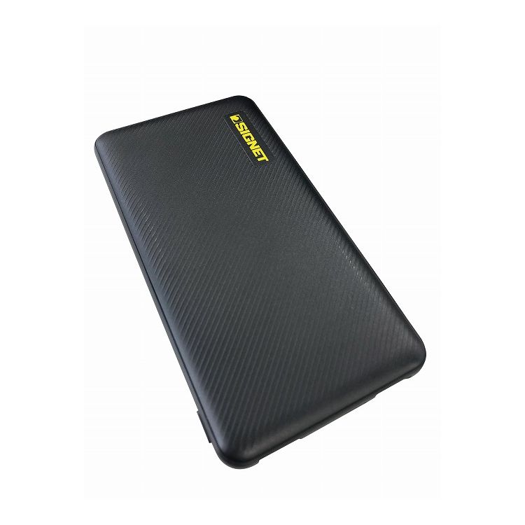 SIGNET シグネット USB充電式モバイルバッテリー 大容量10000mAh スマートフォンを約4回充電可能 充電ACアダプタ別売り 63185  代引不可 新作モデル