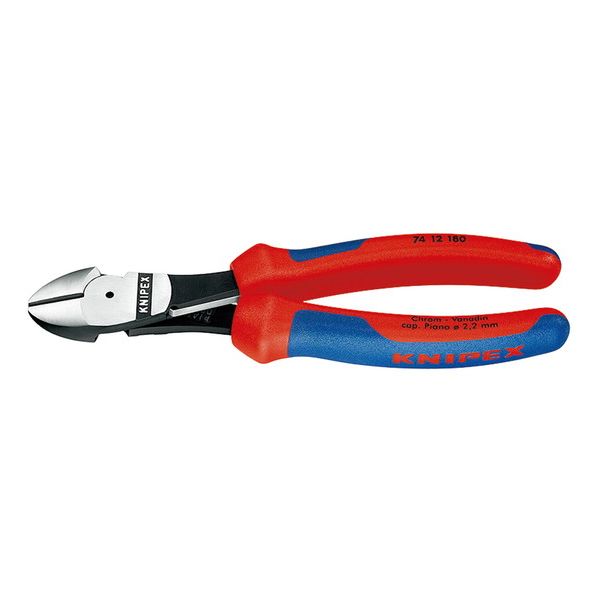 KNIPEX(クニペックス) 7412-160 バネ付強力型斜ニッパー (SB)【送料無料】(代引不可)