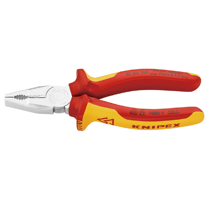 KNIPEX(クニペックス) 0106-160 絶縁ペンチ 1000V(代引不可)【送料無料】