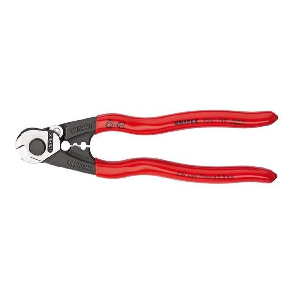 KNIPEX(クニペックス) 9561-190 ワイヤーロープカッター (SB)【送料無料】(代引不可)