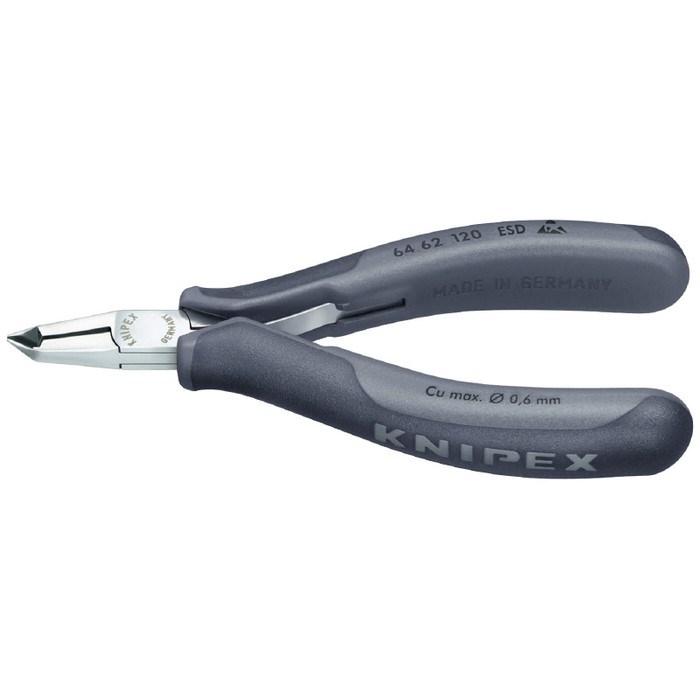 KNIPEX(クニペックス) 6462-120ESD エレクトロニクスエンドカッティングニッパー(代引不可)【送料無料】