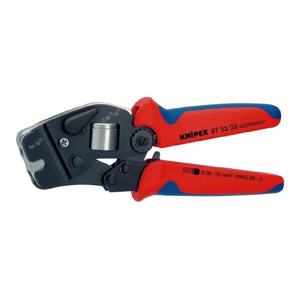 KNIPEX(クニペックス) 9753-09 ワイヤーエンドスリーブ圧着ペンチ (SB)【送料無料】(代引不可)