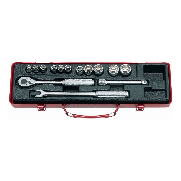 KOKEN コーケン 3220M 3/8"ソケットセット 14ガ組(代引不可)【送料無料】｜リコメン堂生活館