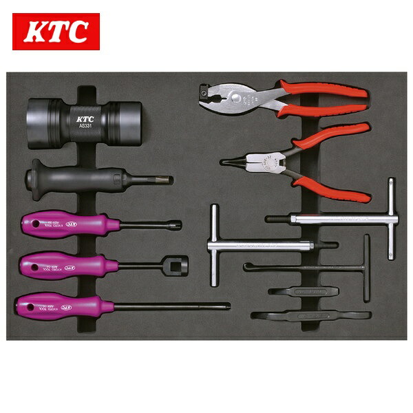 KTC 京都機械工具 ブレーキメンテナンスツールセット ドラムブレーキ用 ATBX12A(代引不可)【送料無料】 20,441円