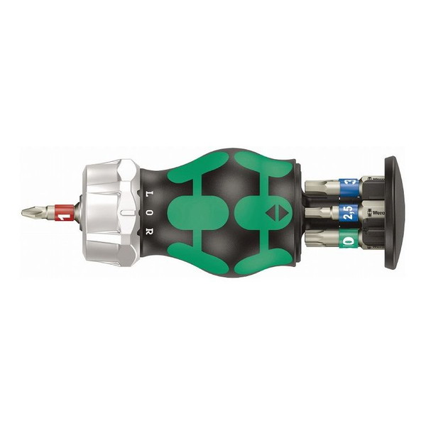 WERA ベラ ラチェット機能付き HEX TORX スタビードライバー ステンレス製ビット7本付き 004185(代引不可)【送料無料】