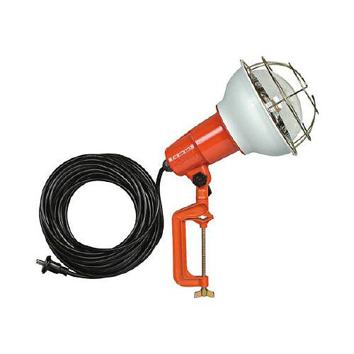 ハタヤ 防雨型作業灯 リフレクターランプ500W 100V電線10m バイス付 RE510(代引き不可)【送料無料】｜リコメン堂生活館