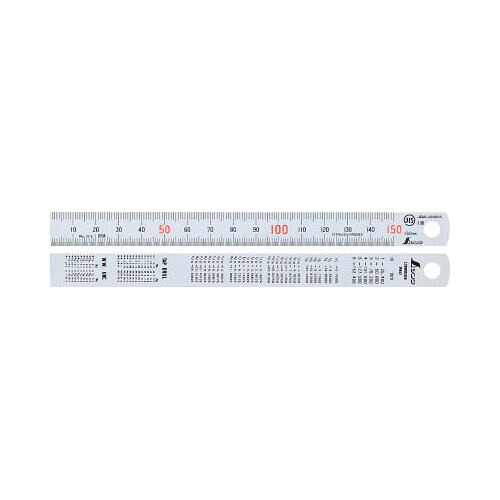 シンワ 直尺シルバー1500mm 13056(代引き不可)【送料無料】