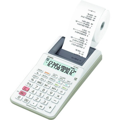 電卓【中古】Canon 8桁電卓 LS-80TU-WH SOB PURE WHITE 千万単位表示