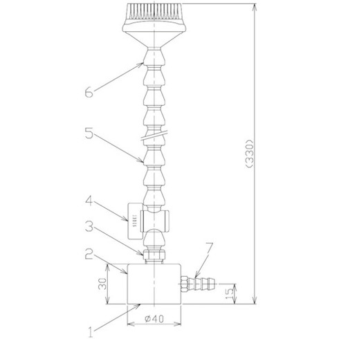 日機 マグネットスタンド式クーラントノズル 日機 NMC1BV 工作機工具 ツーリング 治工具 冷却装置(代引不可)【送料無料】