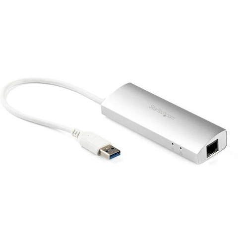 スターテック USBハブ/USB 3.0/USB-A - 3x USB-A/LAN/バスパワー/シルバー スターテック ST3300G3UA オフィス 住設用品 OA用品 ケーブル(代引不可)【送料無料】