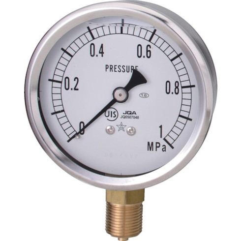 右下 グリセリン入圧力計 右下 GLT316MPA 測定 計測用品 工業用計測機器 圧力計(代引不可)【送料無料】