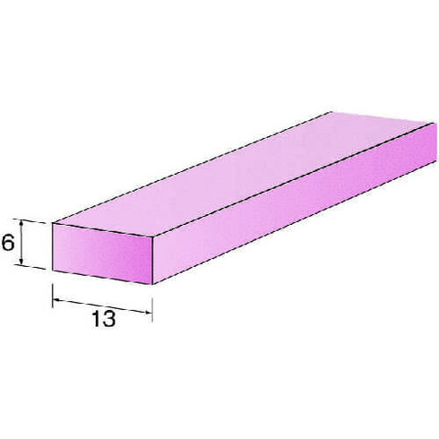 ミニモ ピンクストーン PA#80 6&times;13mm (10個入) ミニモ RD1041 電動 油圧 空圧工具 研削研磨用品 砥石(代引不可)【送料無料】｜リコメン堂生活館