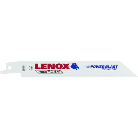 LENOX バイメタルセーバーソーブレード B614R 150mm×14山 25枚入リ LENOX社 電動 油圧 空圧工具 切断用品 セーバーソーブレード(代引不可)【送料無料】