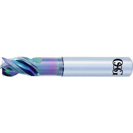 OSG 非鉄用超硬エンドミル 高機能タイプ 3刃 ショート形 8557366 オーエスジー 切削工具 旋削 フライス加工工具 超硬スクエアエンドミル(代引不可)【送料無料】|リコメン堂生活館