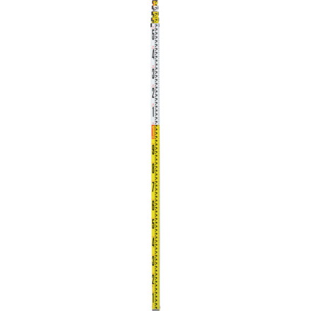 シンワ アルミスタッフ 2 7m5段 表面10mmピッチ 裏面1mmピッチ目盛付 シンワ測定 測定 計測用品 測量用品 標尺(代引不可)【送料無料】
