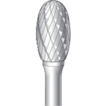 ナカニシ 超硬カッター 楕円ダブルカット 刃径12.7mm 刃長22.0mm ナカニシ 電動 油圧 空圧工具 研削研磨用品 超硬バー(代引不可)【送料無料】