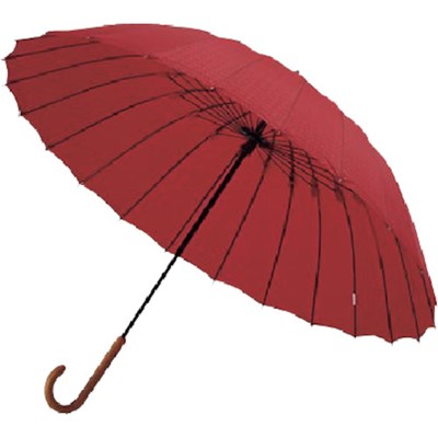 mabu 超軽量24本骨傘 江戸 紅 SMV40292 保護具 作業服 雨具(代引不可)【送料無料】