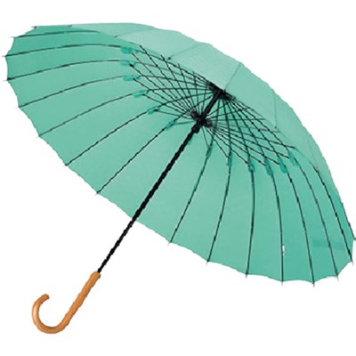 mabu 超軽量24本骨傘 江戸 浅葱 SMV40297 保護具 作業服 雨具(代引不可)【送料無料】