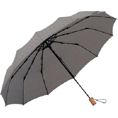 mabu 12本骨折りたたみ傘 江戸 銀 SMV40543 保護具 作業服 雨具(代引不可)【送料無料】