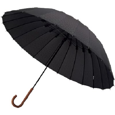 mabu 超軽量24本骨傘 江戸 墨 SMV40291 保護具 作業服 雨具(代引不可)【送料無料】
