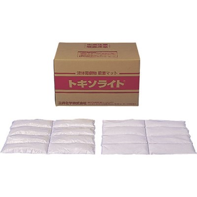 エム・エーライフ トキソライト(液体毒劇物対応)縦約40x横約60cm (1箱=20袋入) TL60 清掃・衛生用品 清掃用品 吸収材(代引不可)【送料無料】｜リコメン堂生活館