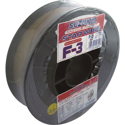 SUZUKID 溶接用ワイヤ スターワイヤF-3 軟鋼用ソリッドワイヤ 0.6φ×5kg PF71 工事・照明用品 溶接用品 電気溶接機(代引不可)【送料無料】