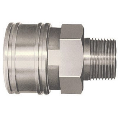 日東 TSPカプラ 鋼鉄製 ニトリルゴムSG(NBR)(めねじ取付用ソケット) 相手側Rc1 1/4(00850) 10TSMSTEELNBR 空圧用品 流体継手・チューブ 金属カップリング(代引不可)【送料無料】|リコメン堂生活館
