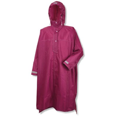 カジメイク ハイポンチョ ワイン F 334040F 保護具 作業服 雨具(代引不可)【送料無料】