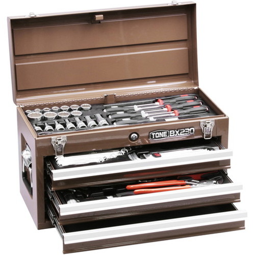 TONE 【在庫限り】ツールチェストセット TST468CH 手作業工具 工具セット キャビネットタイプ(代引不可)【送料無料】 55,979円