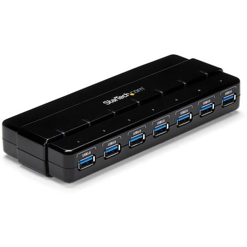 StarTech USBハブ/USB 3.0/USB-A - 7x USB-A/ACアダプター/デスクトップ ST7300USB3B オフィス 住設用品 OA用品 ケーブル(代引不可)【送料無料】|リコメン堂生活館