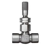 Fujikin 超微量調整CV値 0.015 SUS鋼製ニードルバルブ 3.92MPa UN-14M-S UN14MBSR 工事 照明用品 管工機材 バルブ(代引不可)【送料無料】