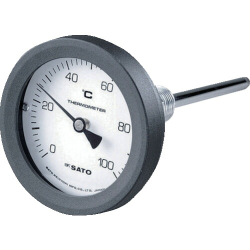 佐藤 バイメタル式温度計BM-T-75P 0~100℃100L(2090-00) BMT75P5 測定 計測用品 環境計測機器 温度計 湿度計(代引不可)【送料無料】|リコメン堂生活館