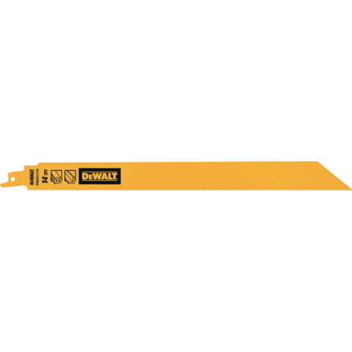 DEWALT レシプロソーブレード セーバーソーブレード レシプロソー替刃 セーバーソー替刃 セーバーソーブレード14山x300mm(5枚) DWAR12114JP 電動 油圧 空圧工具 切断用品 セーバーソーブレード(代引不可)【送料無料】