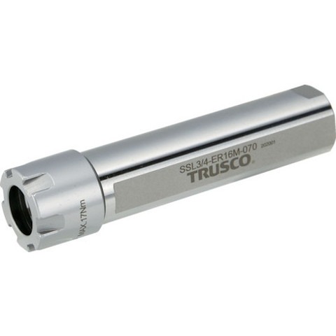 TRUSCO トラスコ NC旋盤用ストレートシャンクコレットホルダ フラット付キERMコレットホルダSSL型(インチ) シャンク径1\