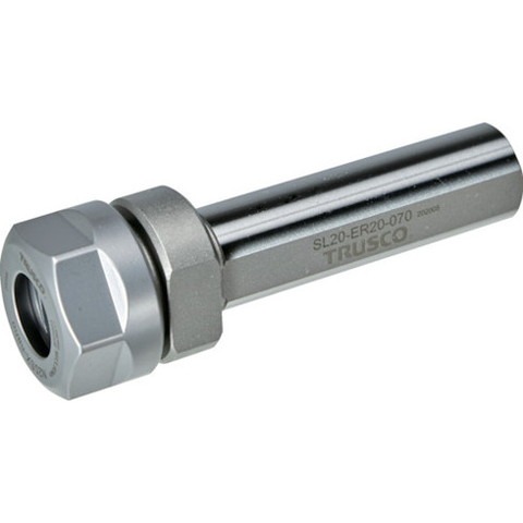 TRUSCO トラスコ NC旋盤用ストレートシャンクコレットホルダ ERコレットホルダSL型(メトリック) シャンク径20 全長104 ER20用 SL20ER20070(代引不可)