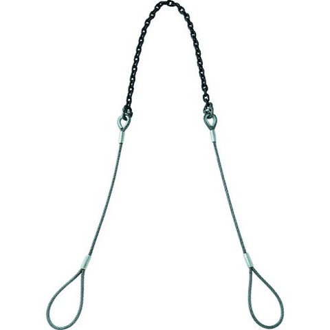TRUSCO トラスコ 玉掛ワイヤチェーンスリング(コンビスリング) Φ16X1.5M CMチェーン12.7MM2M TWCS16S1.52(代引不可)【送料無料】