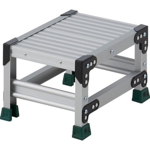 TRUSCO トラスコ 作業用踏台 1段 高サ0.25m 天板300×400 TSF1325 組立品 組立設置不可(代引不可)【送料無料】 14,300円