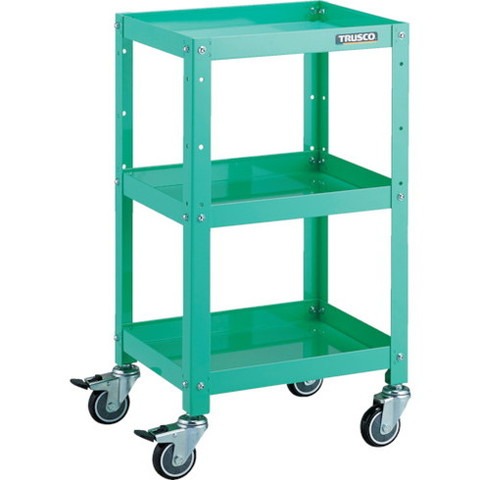 TRUSCO トラスコ ラビットワゴン 400X350 ウレタン車輪 YG色 RBW743UYG(代引不可)【送料無料】｜リコメン堂生活館