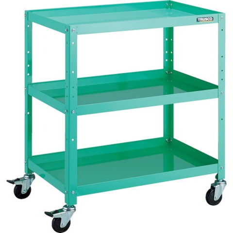 TRUSCO トラスコ ラビットワゴン 700X450 ゴム車輪 YG色 RBW873YG(代引不可)