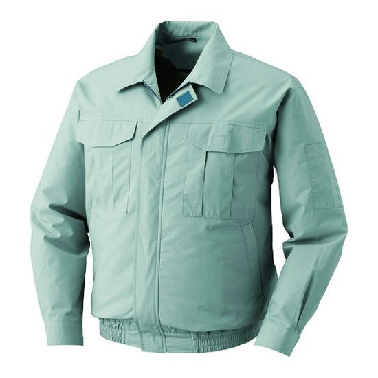 空調服 綿薄手ワークウエアノミ モスグリーン 5L KU90550-C17-S7 (株)空調服(代引不可)【送料無料】
