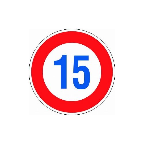 緑十字 道路標識(構内用) 制限速度15キロ 道路323-15K(AL) 600mmΦ 反射タイプ アルミ製 133672 標識・標示 安全標識(代引不可)【送料無料】|リコメン堂生活館