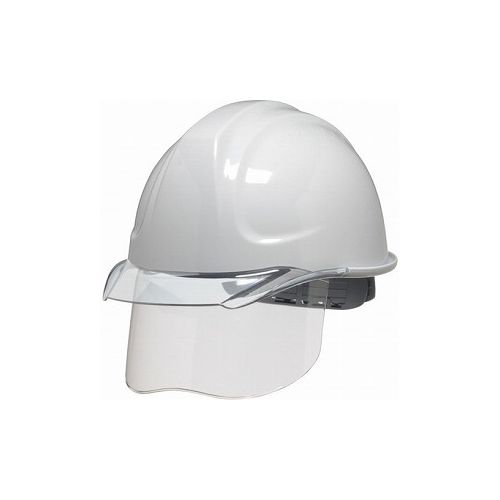 DIC SYA-CSエアロメッシュ 白/クリア SF内装 KP付 SYA-CS-SFEM-KP-W/C DICプラスチック(株)安全資材営業部 ヘルメット・軽作業帽 シールド付ヘルメット(代引不可)【送料無料】