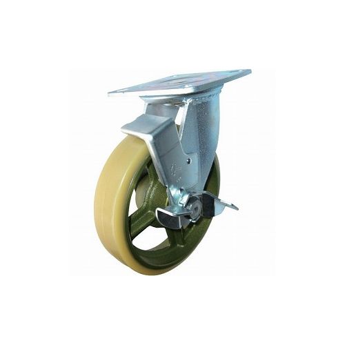 ハンマー 重荷重用旋回式ウレタン車輪(イモノホイール・ラジアルボールベアリング)200mm SP付 519BPS-CU200 ハンマーキャスター(株) キャスター 重荷重用キャスター(代引不可)【送料無料】