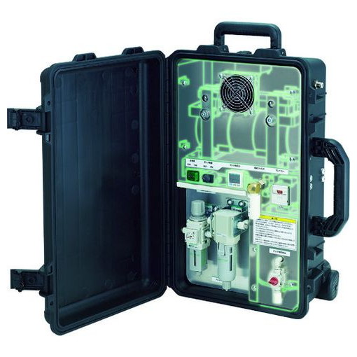 CKD 小型コンプレッサー キャリアブルエアサプライユニット 吐出圧力0.5MPa ASUSC61 空圧用品 空圧用品 コンプレッサー ハンディタイプコンプレッサー(代引不可)【送料無料】|リコメン堂生活館